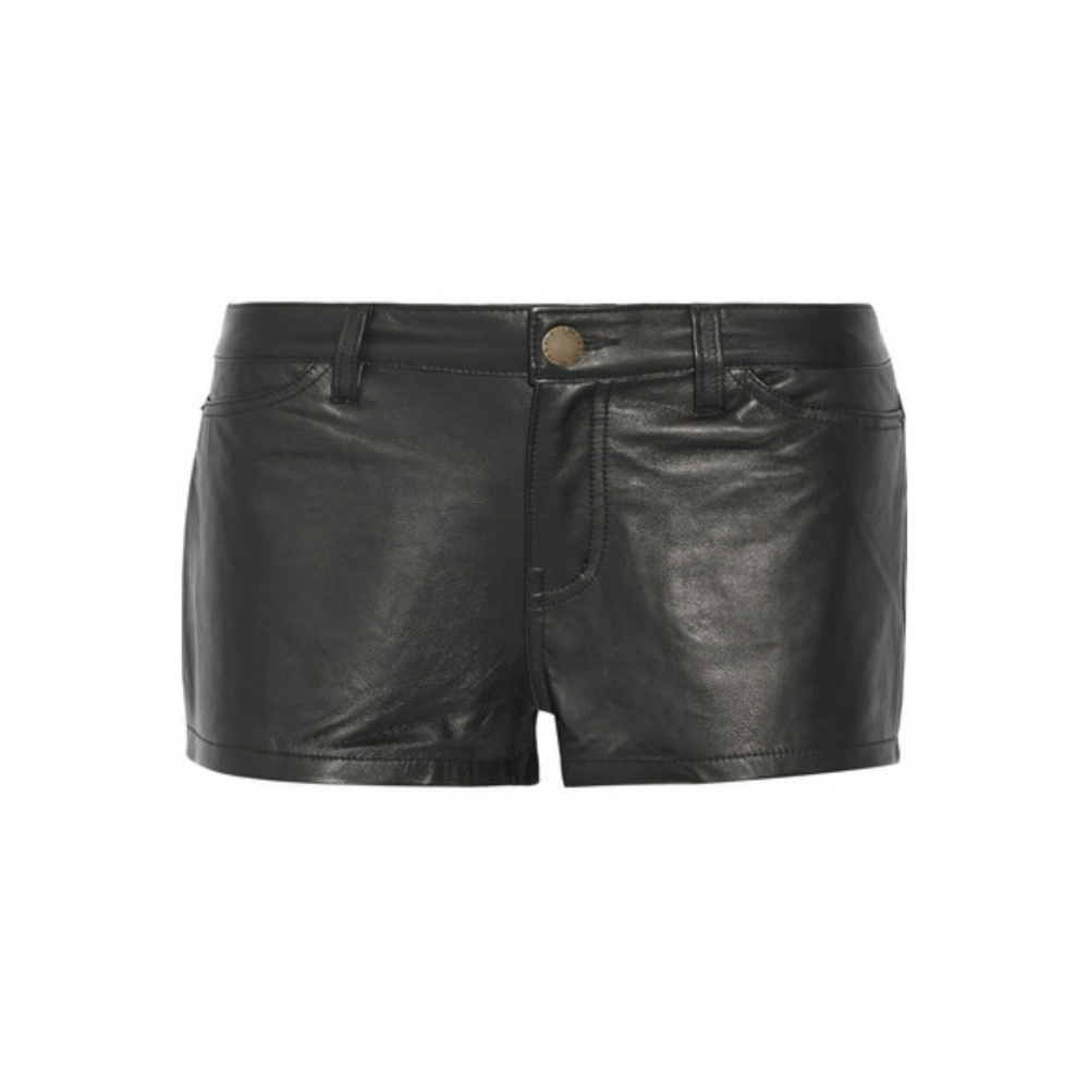 Current/Elliott Short Leather Shorts